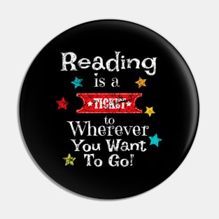 Teachers And Students Book Reading Adventure Pin