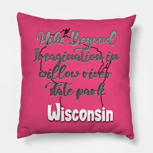 Willow river state park Pillow by TeeText