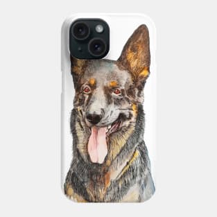 german shepherd Phone Case