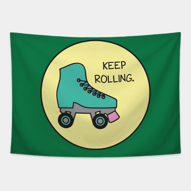 Keep Rolling Tapestry by Baby Bigfoot