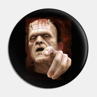 Frankenstein`s monster Pin