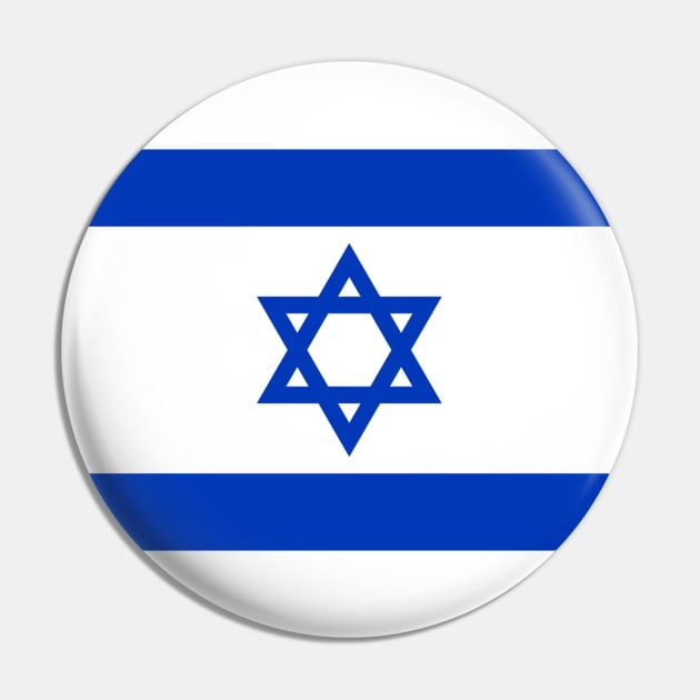 Israel Flag Pin by DetourShirts