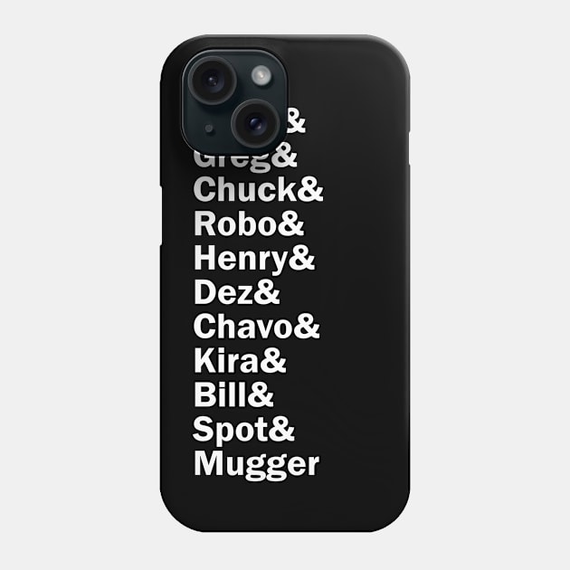 Funny Names x Black Flag Phone Case by muckychris