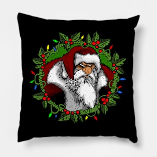 Grumpy Santa Pillow