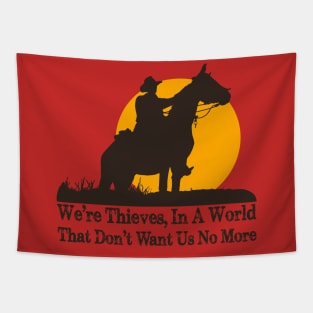 We're Thieves Red Dead Tapestry