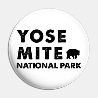 Yosemite National Park Retro Pin