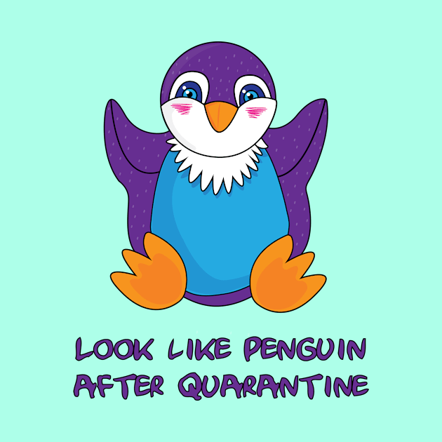 Look like penguin after quarantine by MikaelSh