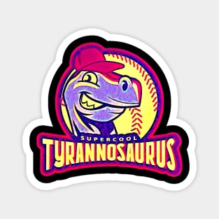 Super Cool Tyrannosaurus (cartoon logo) Magnet