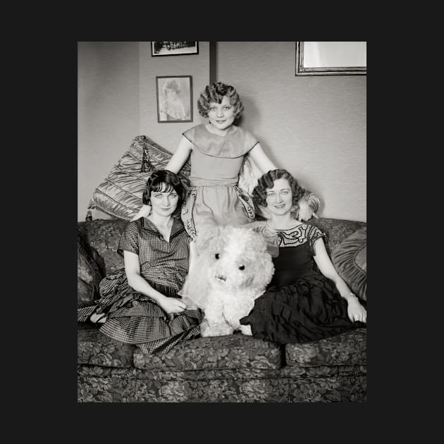 Portrait of Sisters, 1924. Vintage Photo by historyphoto