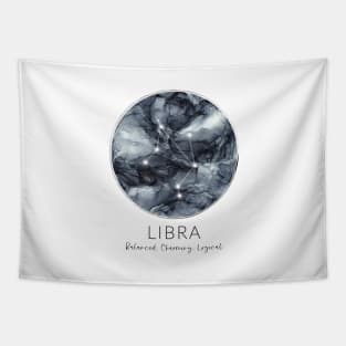 Libra Zodiac Moon Constellation Tapestry