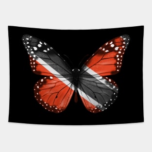 Trinidadian And Tobagoan Flag  Butterfly - Gift for Trinidadian And Tobagoan From Trinidad And Tobago Tapestry