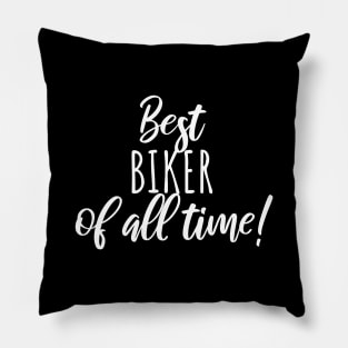 Motorcycle best biker of all time Pillow