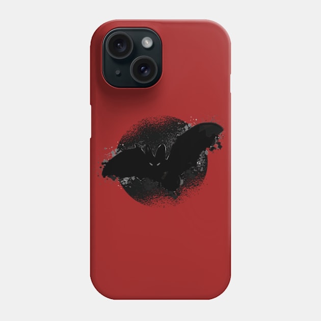 Halloween Dark Bat Phone Case by LYNEXART