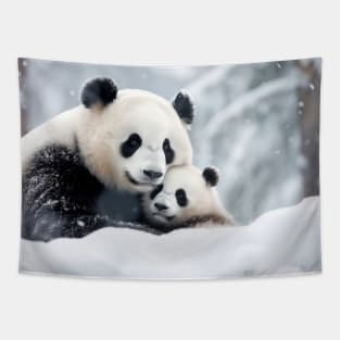 Panda Animal Wild Beauty Freedom Wilderness Enchanting Tapestry