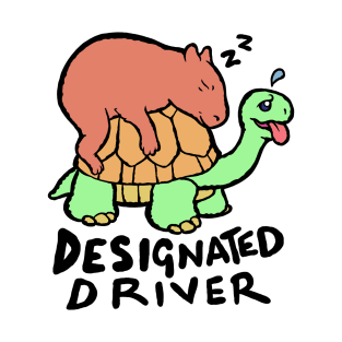 Capybara designated driver. T-Shirt