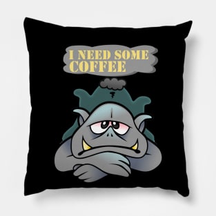 I need some coffee Pillow