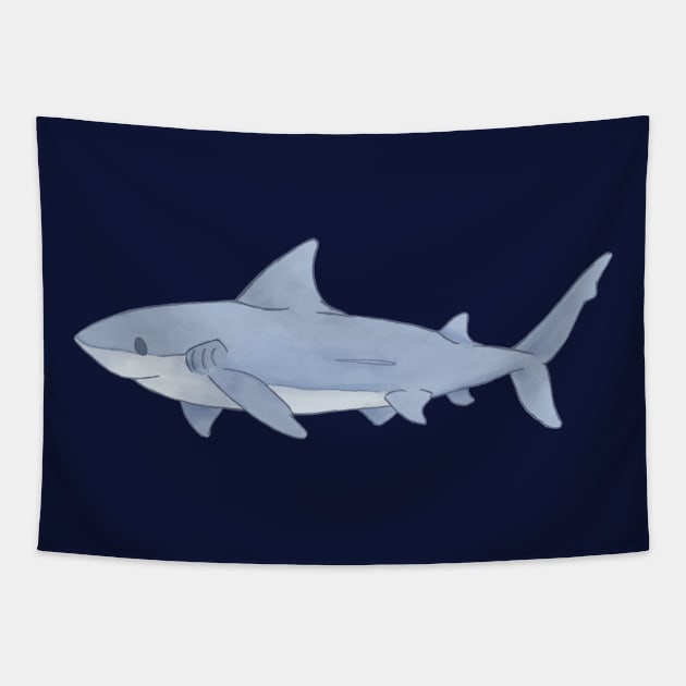 Bull Shark Tapestry by ManonDeLArt