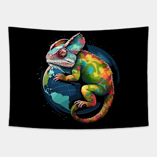 Chameleon Earth Day Tapestry