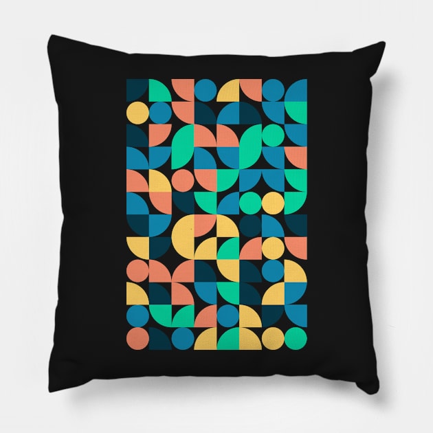 Rich Look Pattern - Shapes #18 Pillow by Trendy-Now