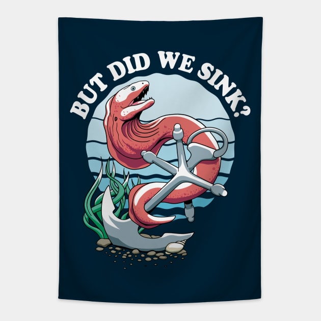 But Did We Sink? Moray And Anchor Design For Boat Owners Tapestry by TMBTM