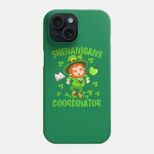 Shenanigans Coordinator Funny Teacher St Patrick's Day Irish Phone Case