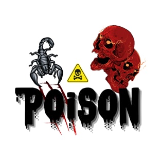 Horror - Poisonous Skull and Scorpion T-Shirt