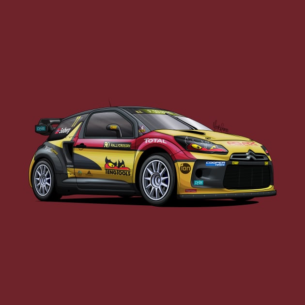 Citroen DS3 WRX - Petter Solberg by Mario Ramos Rally Art