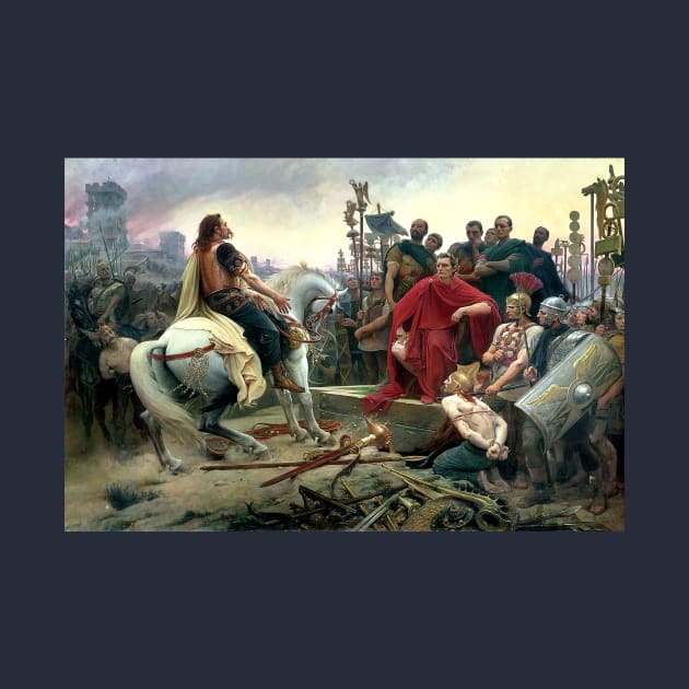 Vercingetorix Throws Down His Arms At The Feet Of Julius Caesar by GoshaDron