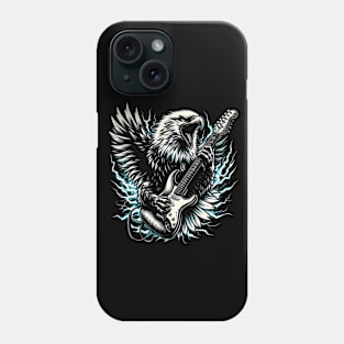 A Roaring Eagle Clutching A Guitar, Toby keith Phone Case