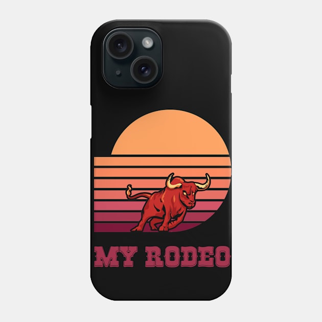 MY RODEO GRAPHIC Phone Case by black&blue