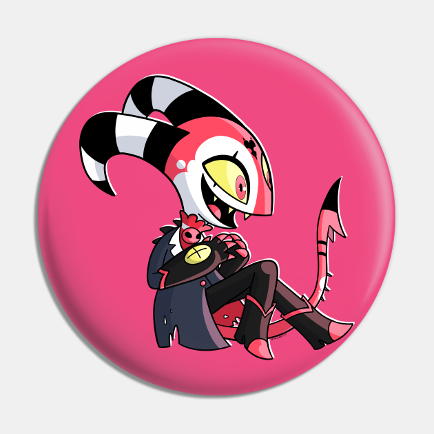 Chibi Blitzo - Helluva Boss - Helluva Boss - Pin | TeePublic