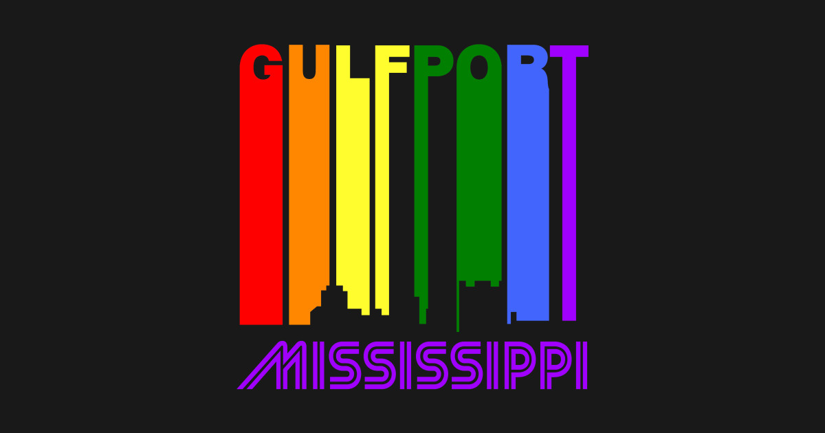 Mississippi LGBT Gay Pride Rainbow White Adult Tank Top