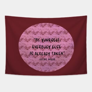 Oscar Wilde Quote Tapestry