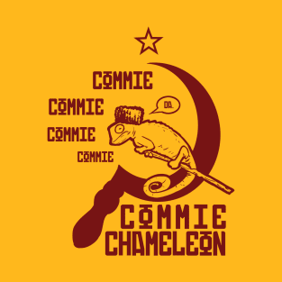 Commie Chameleon (red) T-Shirt