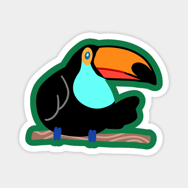 Toucan Magnet by saradaboru