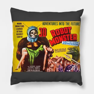 Robot Monster Movie Poster Pillow