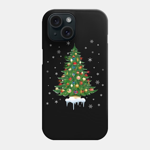 Funny Christmas Tree Gifts for Men Women Boys Girls Phone Case by Antoniusvermeu