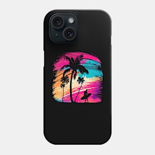 Surfing Tropicool Paradise Phone Case