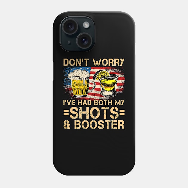 Funny Had My 2 Shots Don_t Worry Had Both My Shots Tequila.. Phone Case by Xonmau