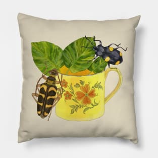 Vintage Granny Beetles Pillow