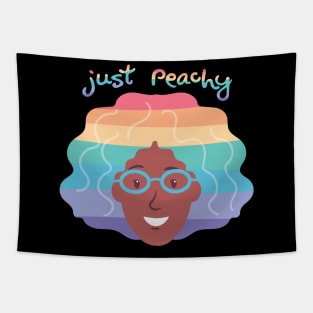 Just Peachy pastel Tapestry