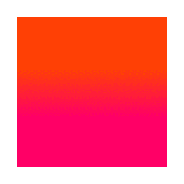 Neon Orange and Neon Pink Ombre Shade Color Fade Sunset by podartist