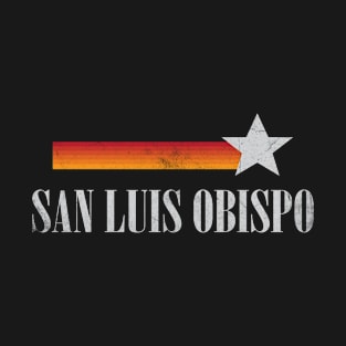 San Luis Obispo California Vintage-Style T-Shirt