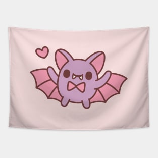 Cute Vampire Bat With Bow Tie Tapestry