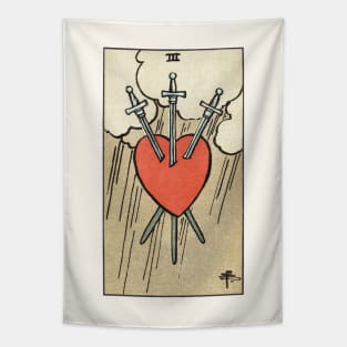 THREE OF SWORDS Tapestry