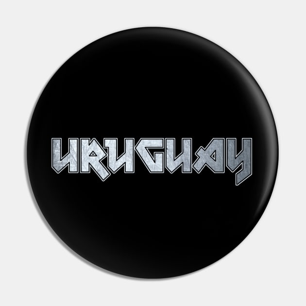 Heavy metal Uruguay Pin by KubikoBakhar