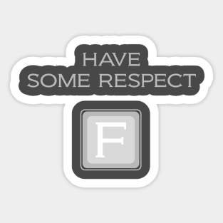 Funny Meme Press F to Pay Respects Art Print for Sale by geekydesigner