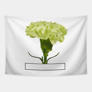 Green Carnation Tapestry