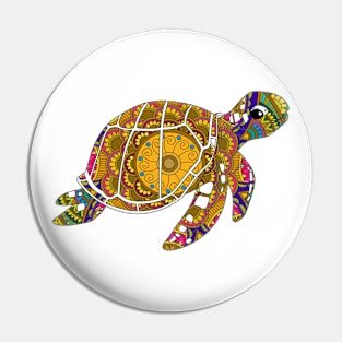 Ethnic Turtle Pin