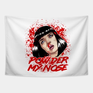 Powder my nose (light background) Tapestry